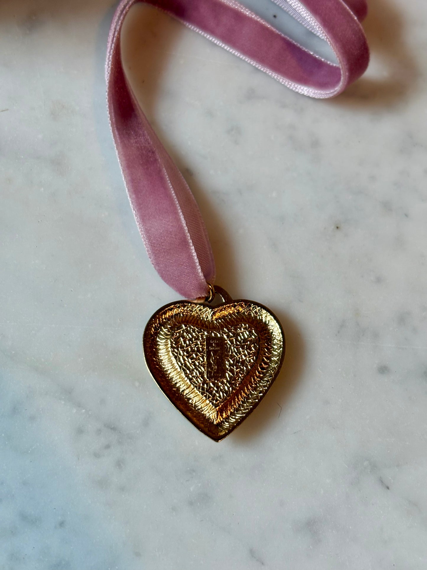 Vintage "Paris Je T'aime" Yves Saint Laurent Pendant Necklace