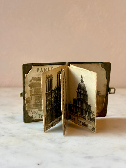 Vintage Paris Souvenir Postcard Album