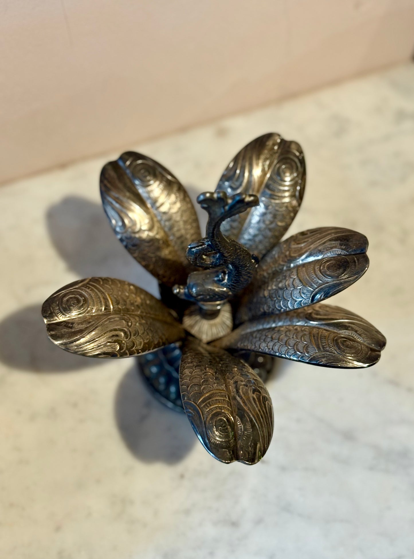 Silver-plated Art Nouveau Caviar Server