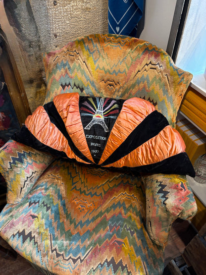 Rare Art Deco Pillow from 1937 Paris Exposition
