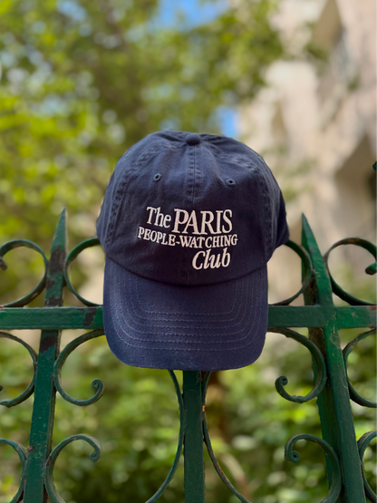 Navy Paris People-Watching Club Hat