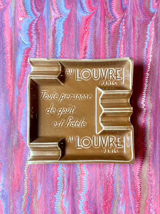 Vintage Au Louvre Trinket Dish