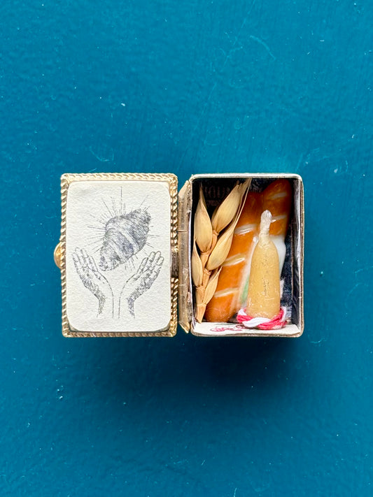 Handmade Miniature French Bread Shrine
