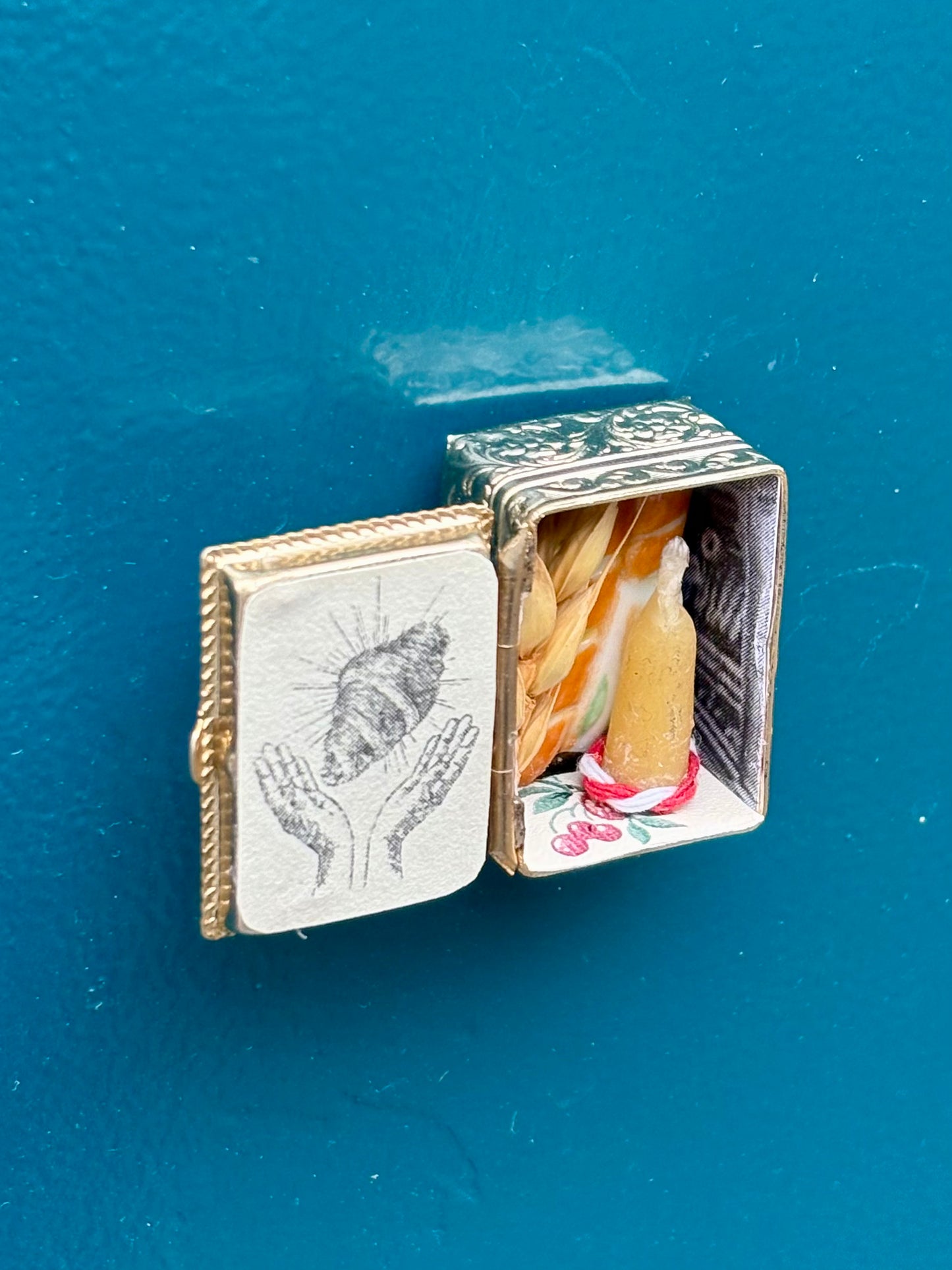 Handmade Miniature French Bread Shrine