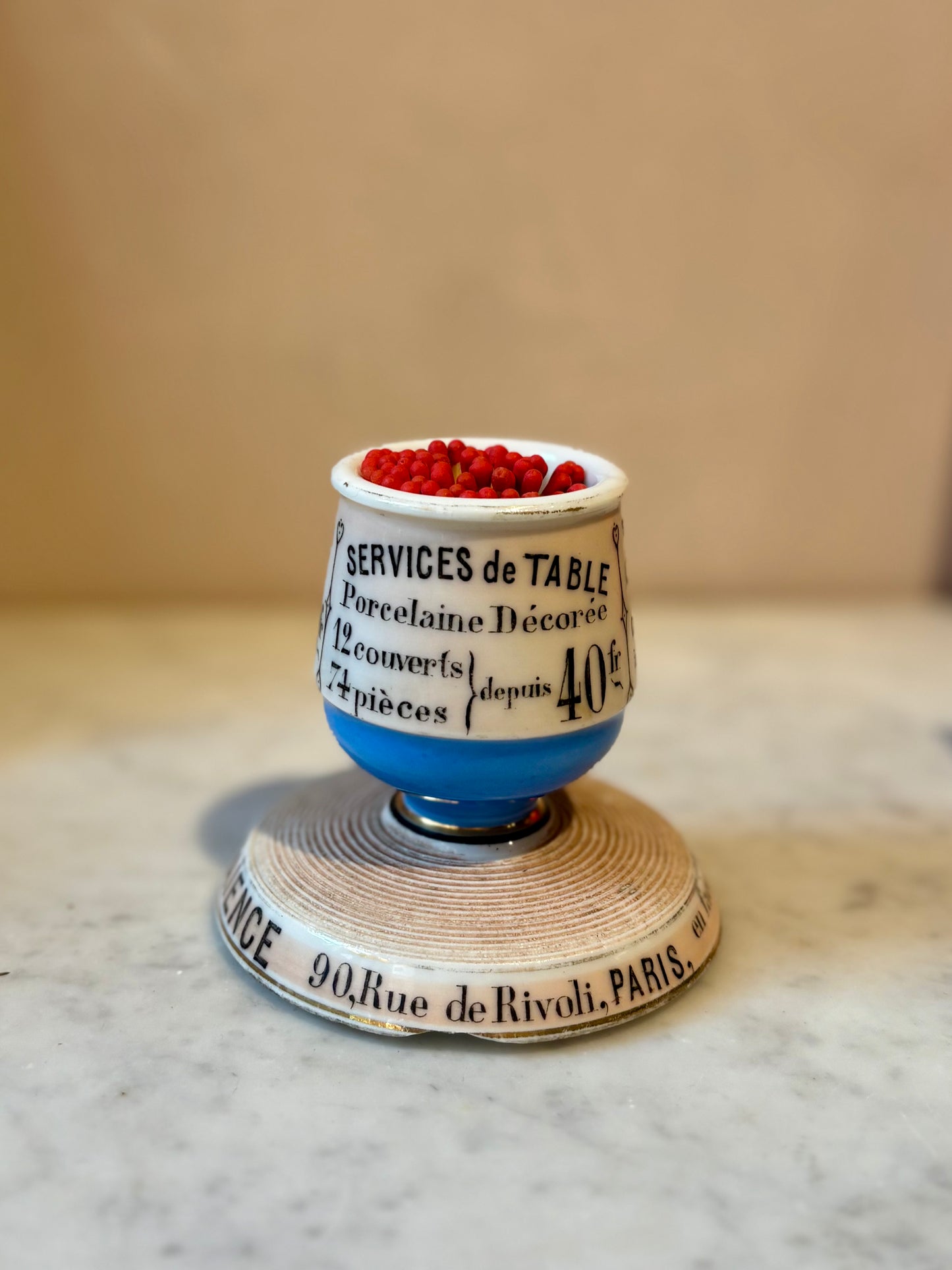 Vintage Paris Bistro Match Striker