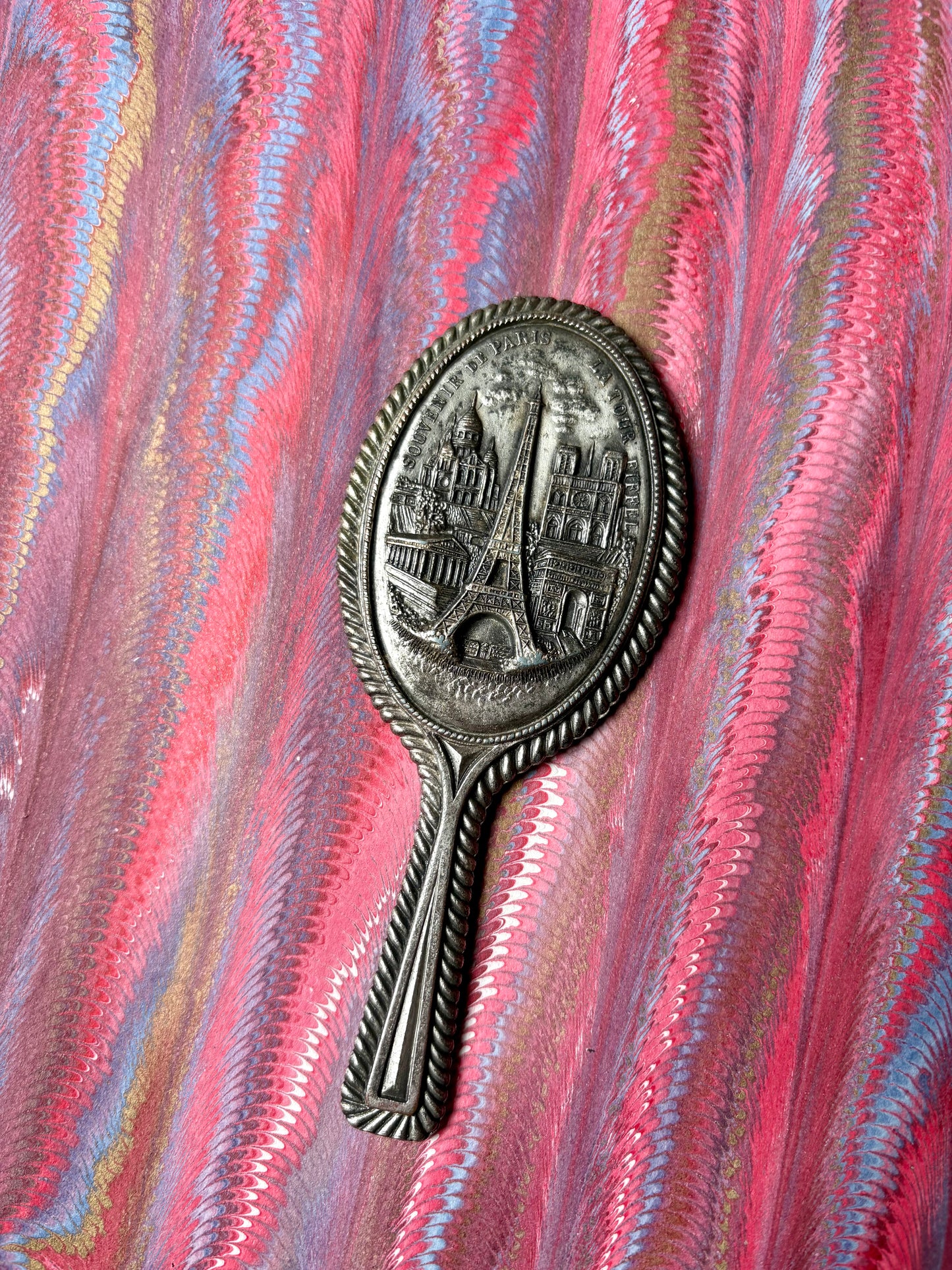 Mid-century Paris Souvenir Mirror