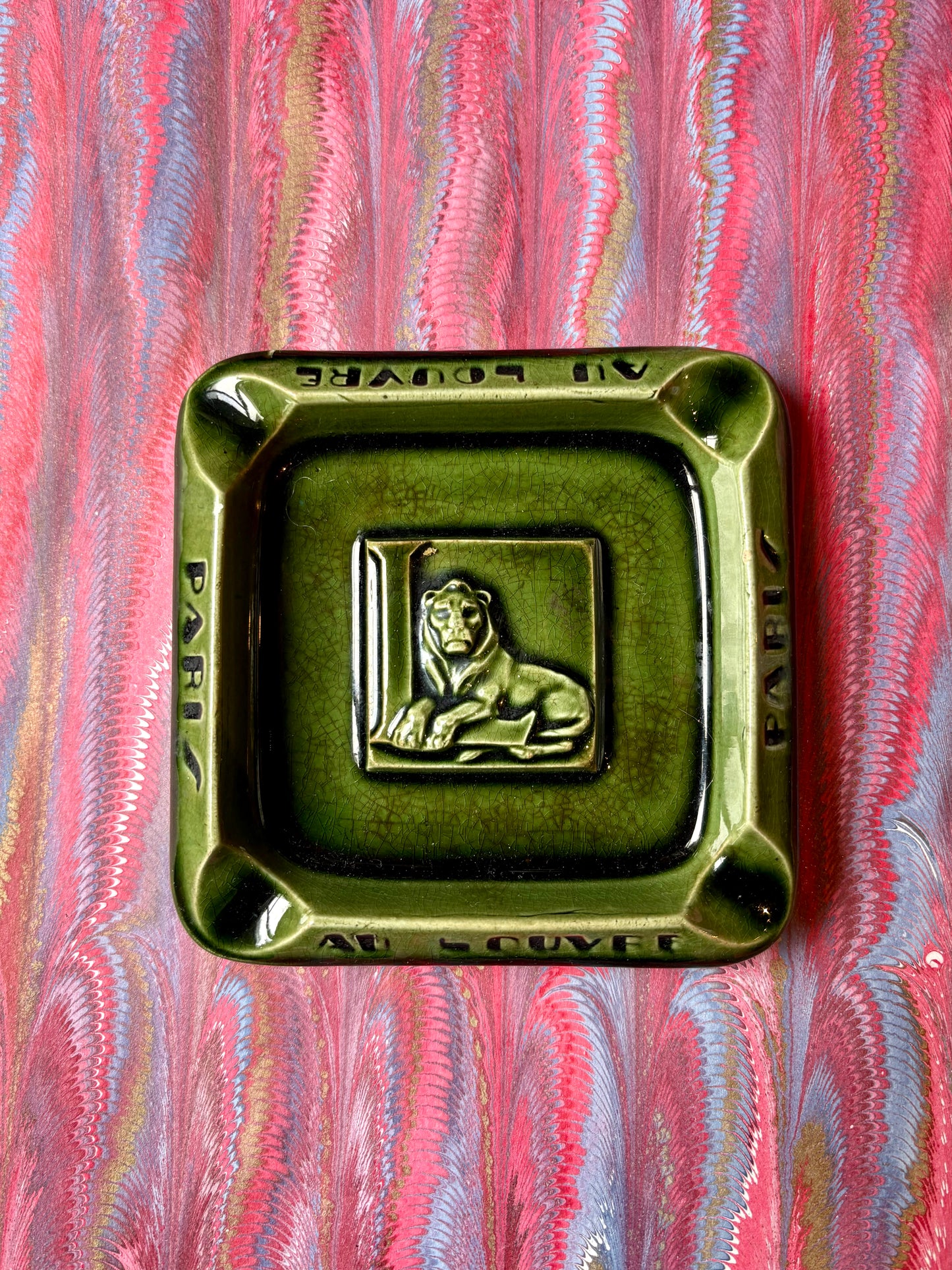 Vintage Au Louvre Trinket Dish