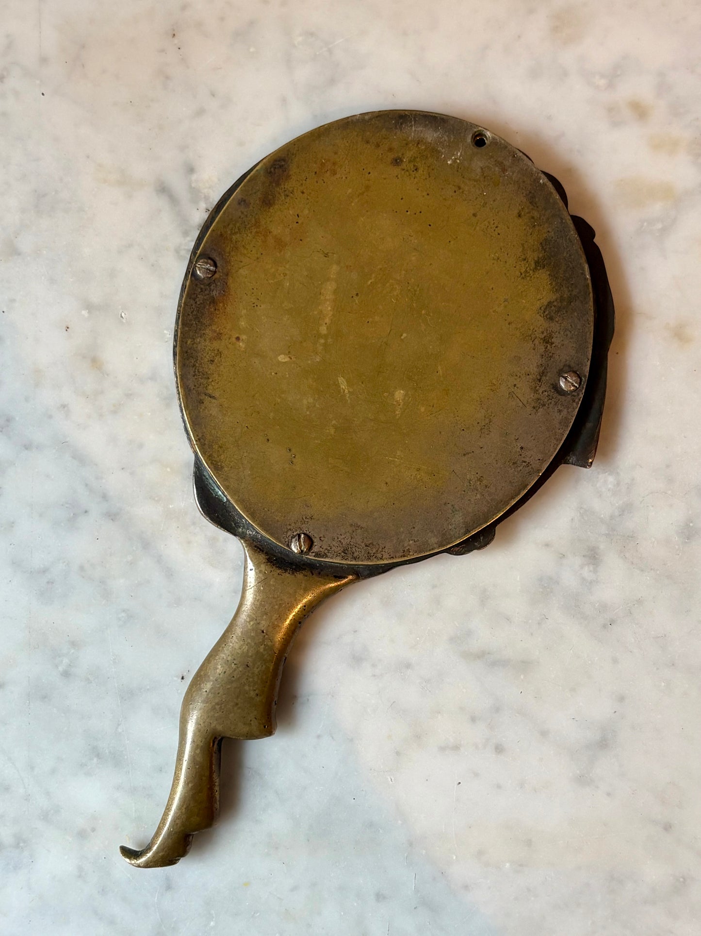 Vintage 1920s Pierrot Hand Mirror
