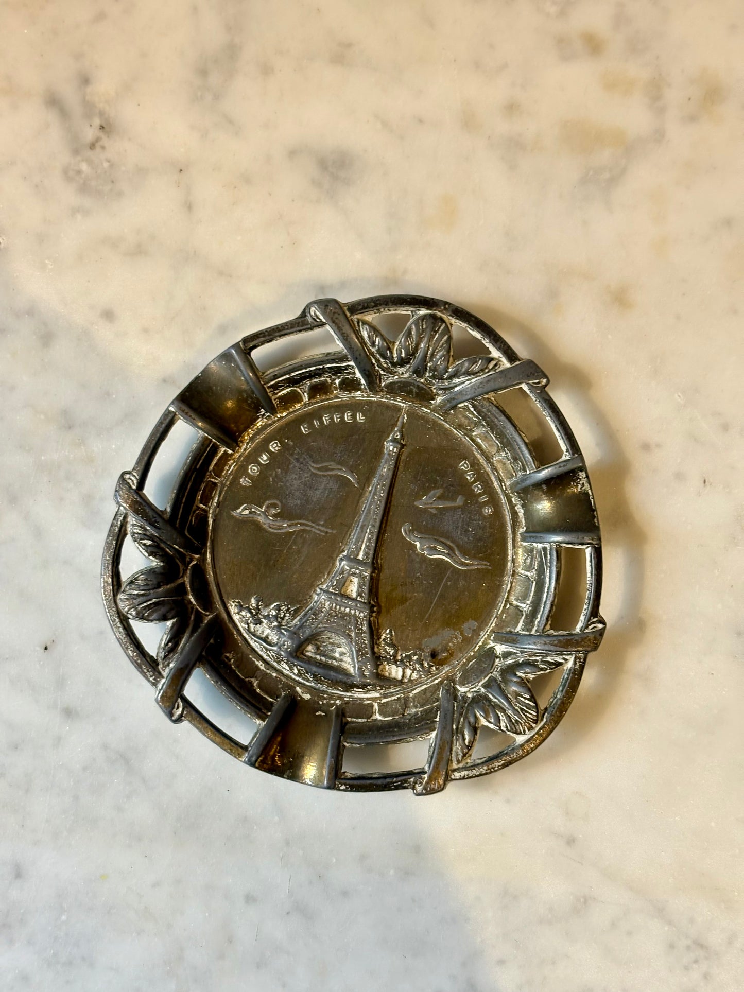 Antique Paris Souvenir Trinket Trays