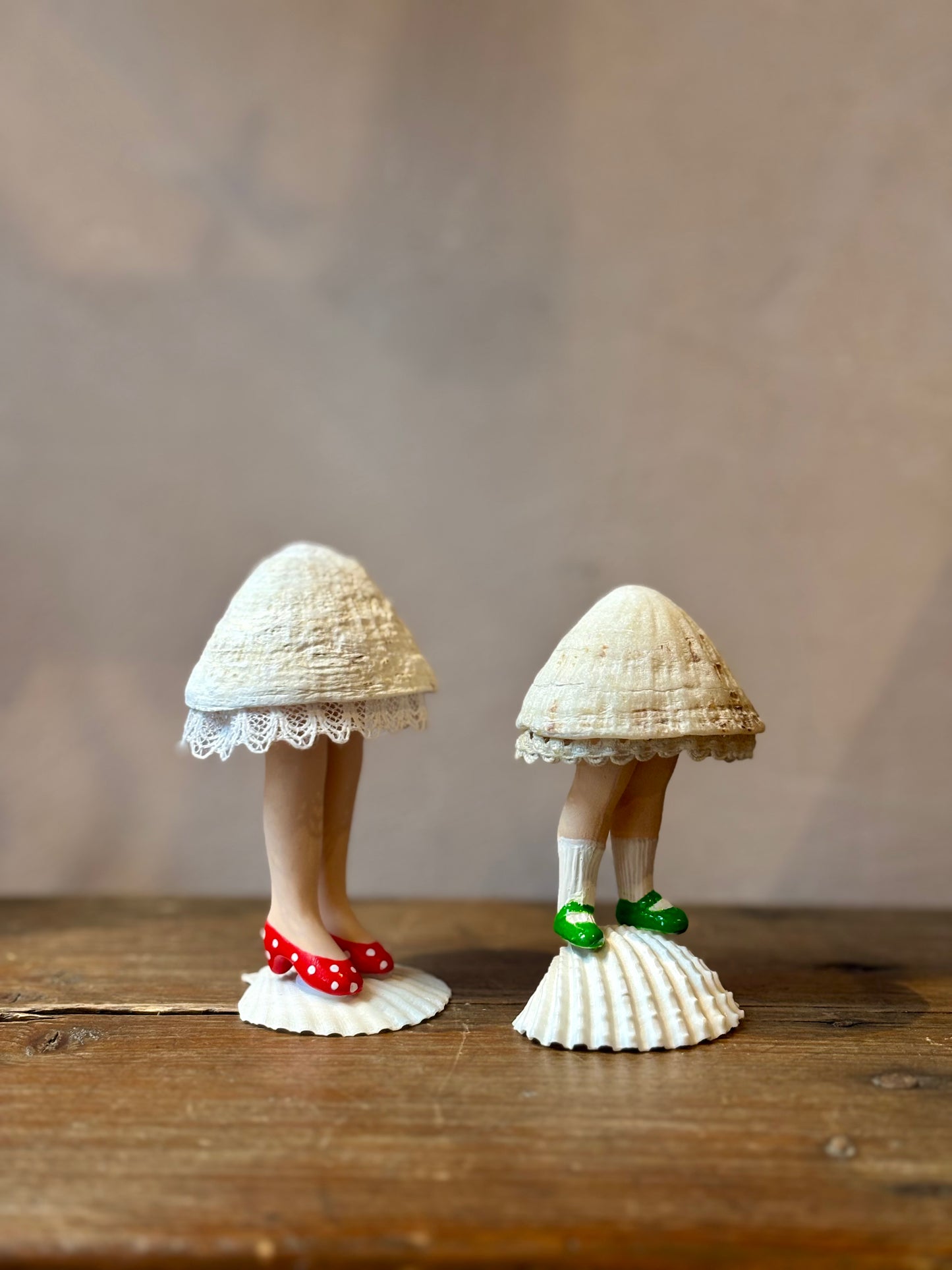 Surreal Shell Person by Maïssa Toulet