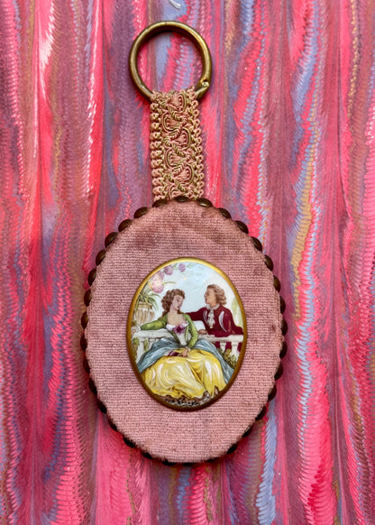 Vintage Frame Romantic Scene