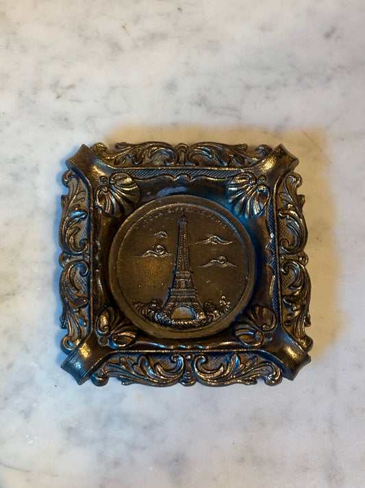 Art Nouveau Paris Souvenir Trinket Tray