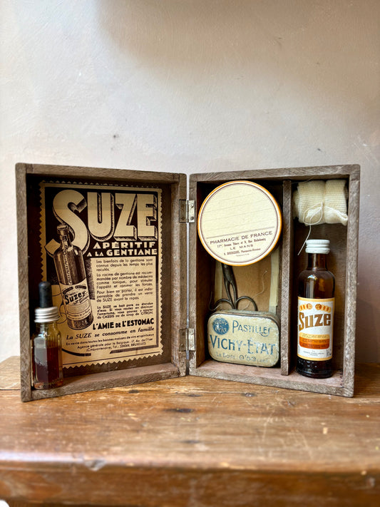 French "Pharmacie" Cabinet Handmade Memory Box
