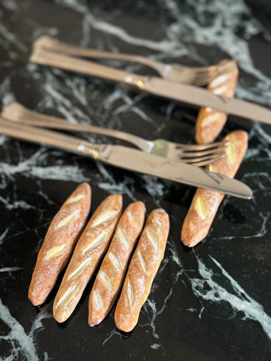 Artisan Hand-Made baguette knife holders (Set of 6)