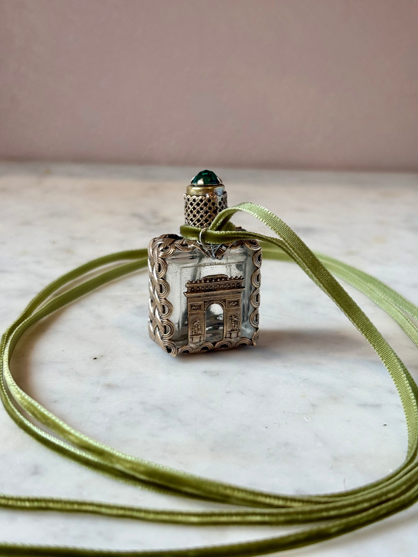 Vintage Paris Souvenir Perfume Vial