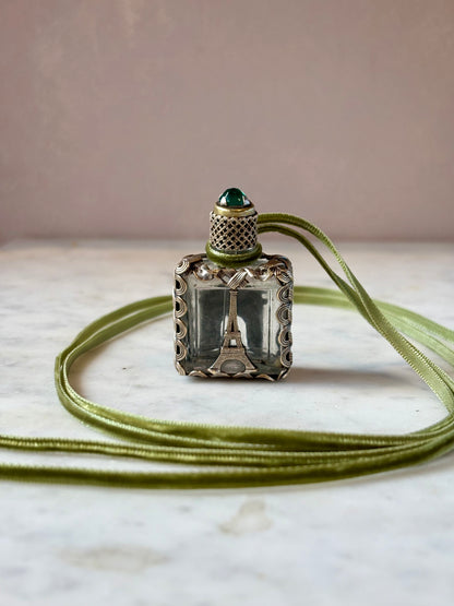 Vintage Paris Souvenir Perfume Vial