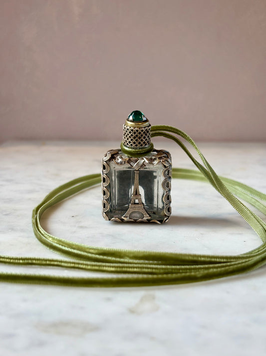 Vintage Paris Souvenir Perfume Vial