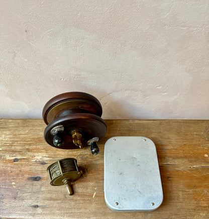 Vintage Aluminium Fly Fishing Box with Hand-Tied Flies