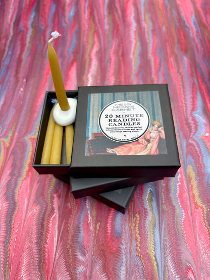 Reading Candles - Set of 3