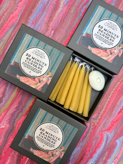 Reading Candles - Set of 3