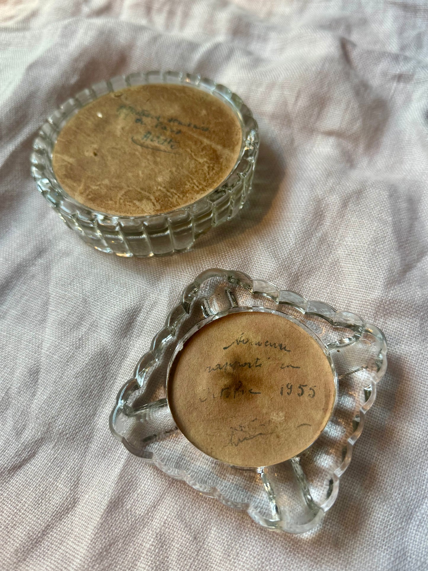 Vintage Notre-Dame Glass Souvenir Dish