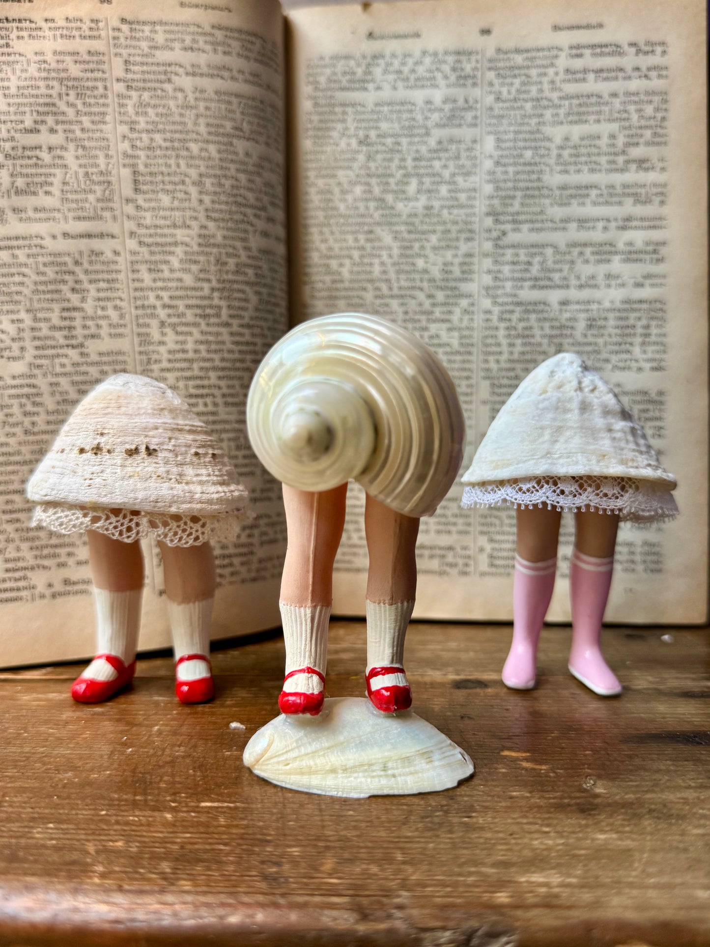 Surreal Shell Peeople by Maïssa Toulet