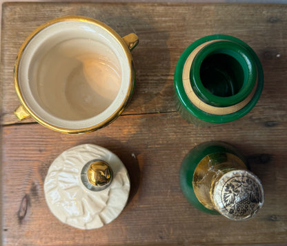 Vintage Condiment Pots