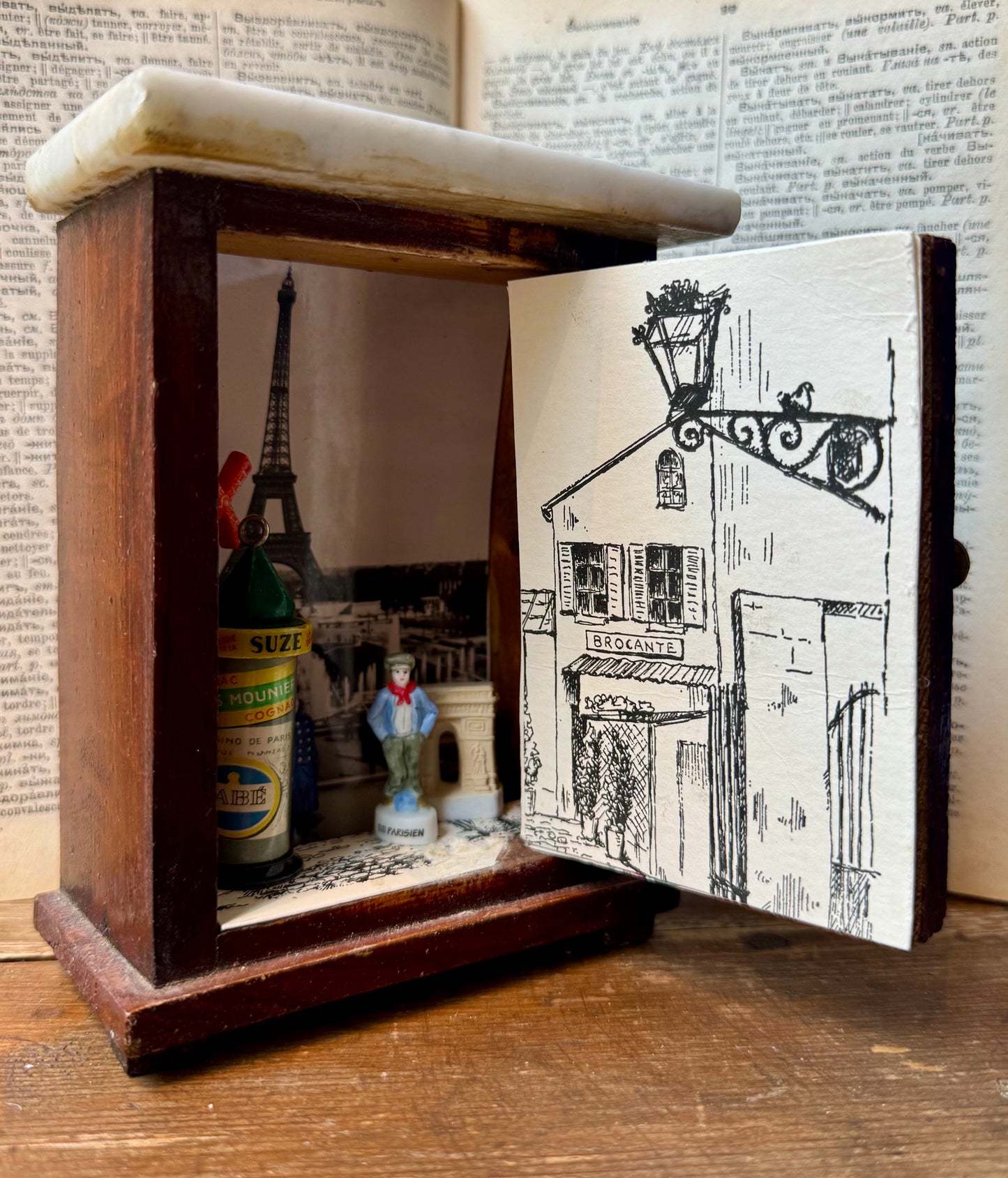 Paris in a Cabinet by Messy Nessy