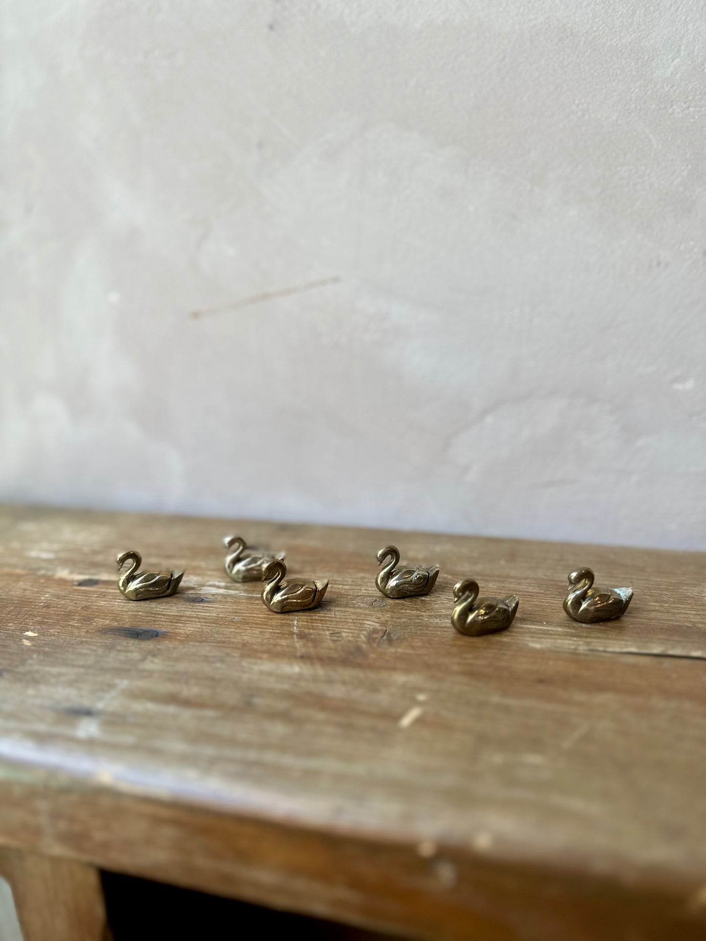Vintage Swan Place Card Holders
