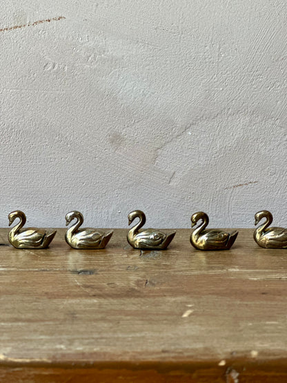Vintage Swan Place Card Holders