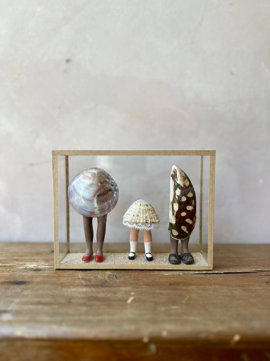 Surreal Shell People by Maïssa Toulet