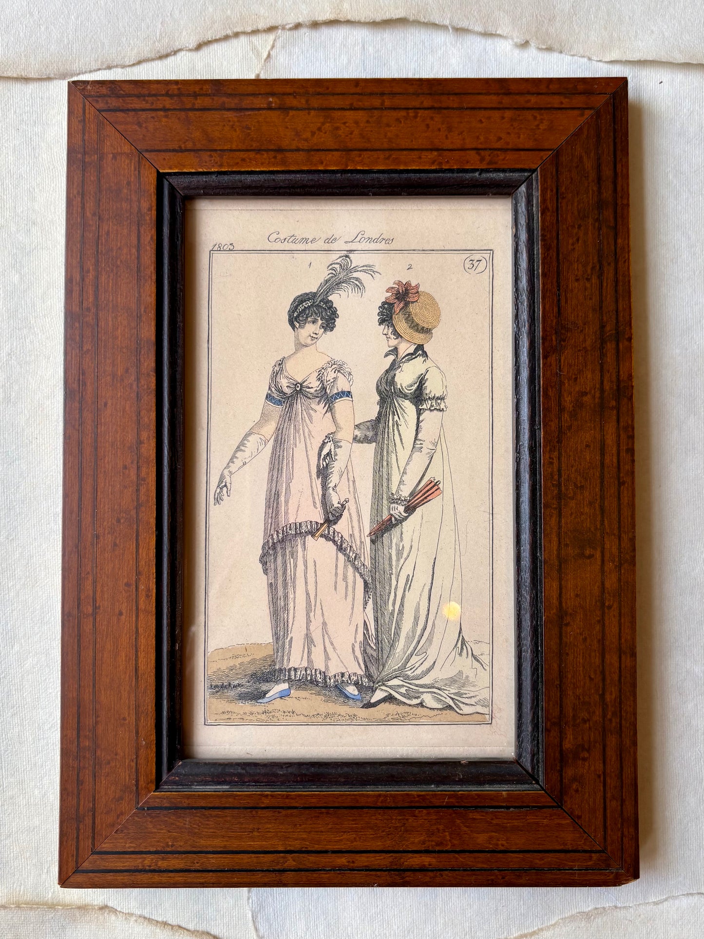 Pair of 1807 French Fashion Print Engravings