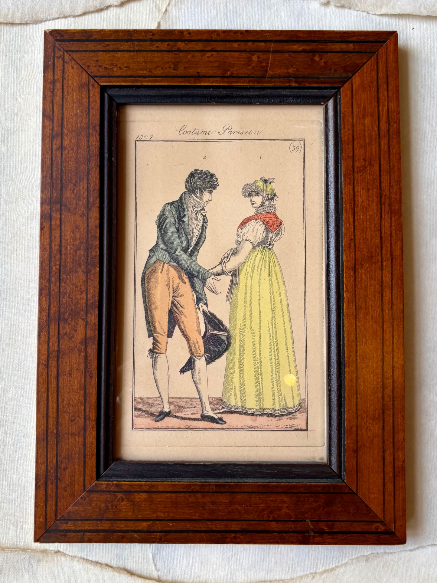 Pair of 1807 French Fashion Print Engravings
