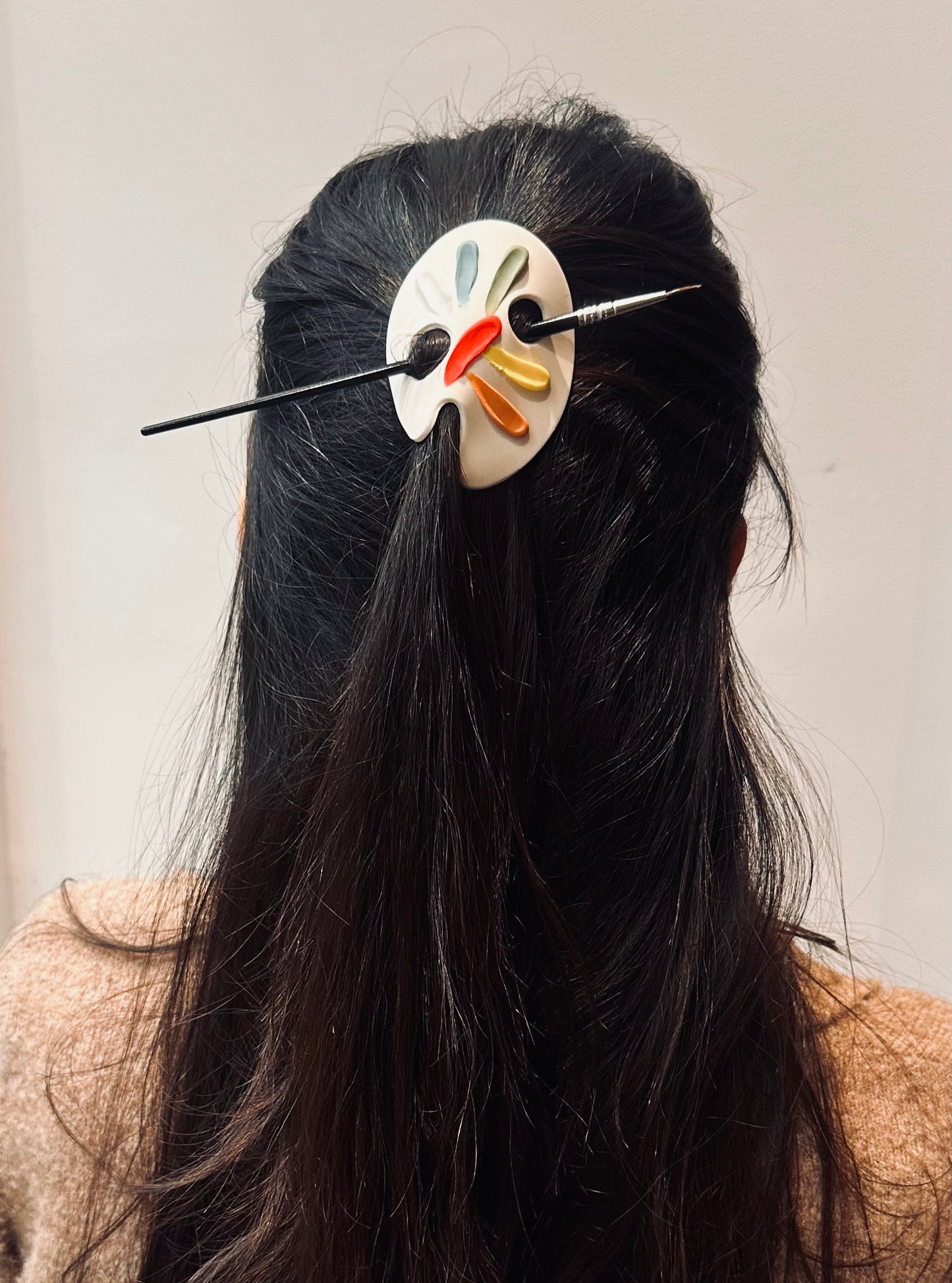 Paint Palette Hair Pin