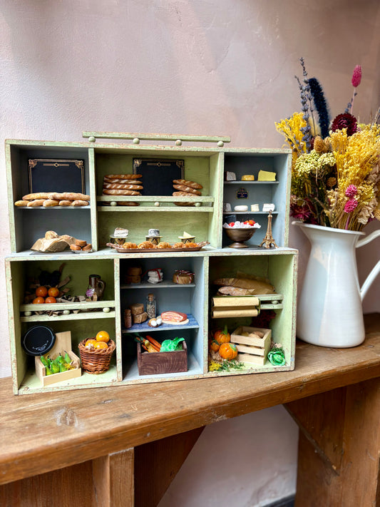 Charming Miniature French Grocer’s Display