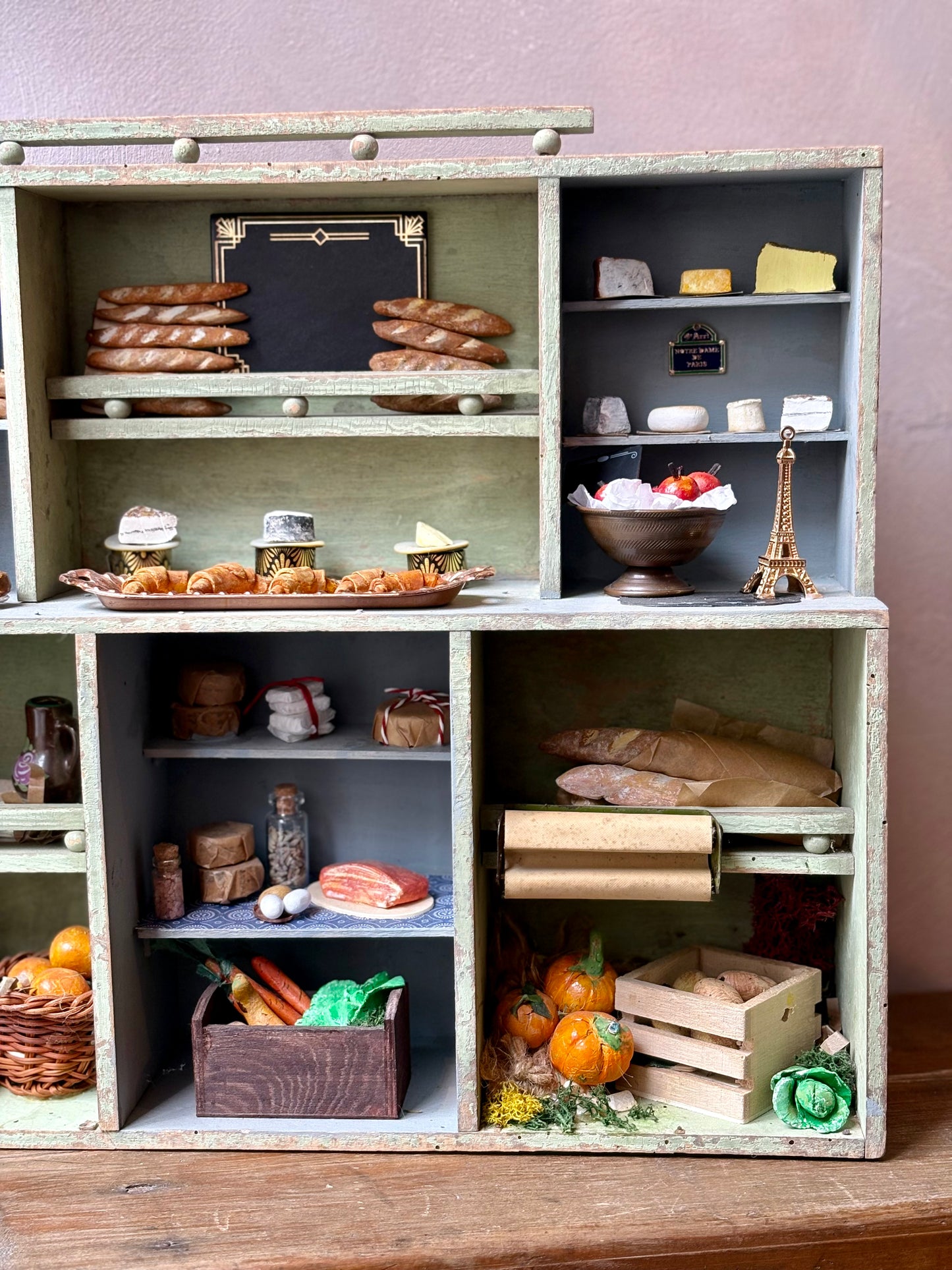 Charming Miniature French Grocer’s Display