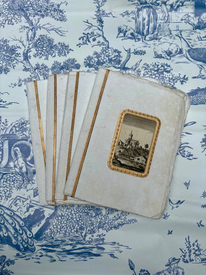 18th-Century Engraving Handmade Notebook