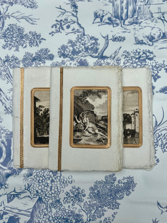 18th-Century Engraving Handmade Notebook