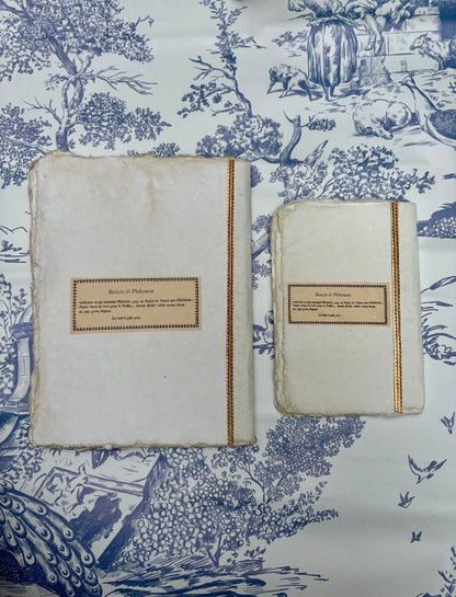 18th-Century Engraving Handmade Notebook