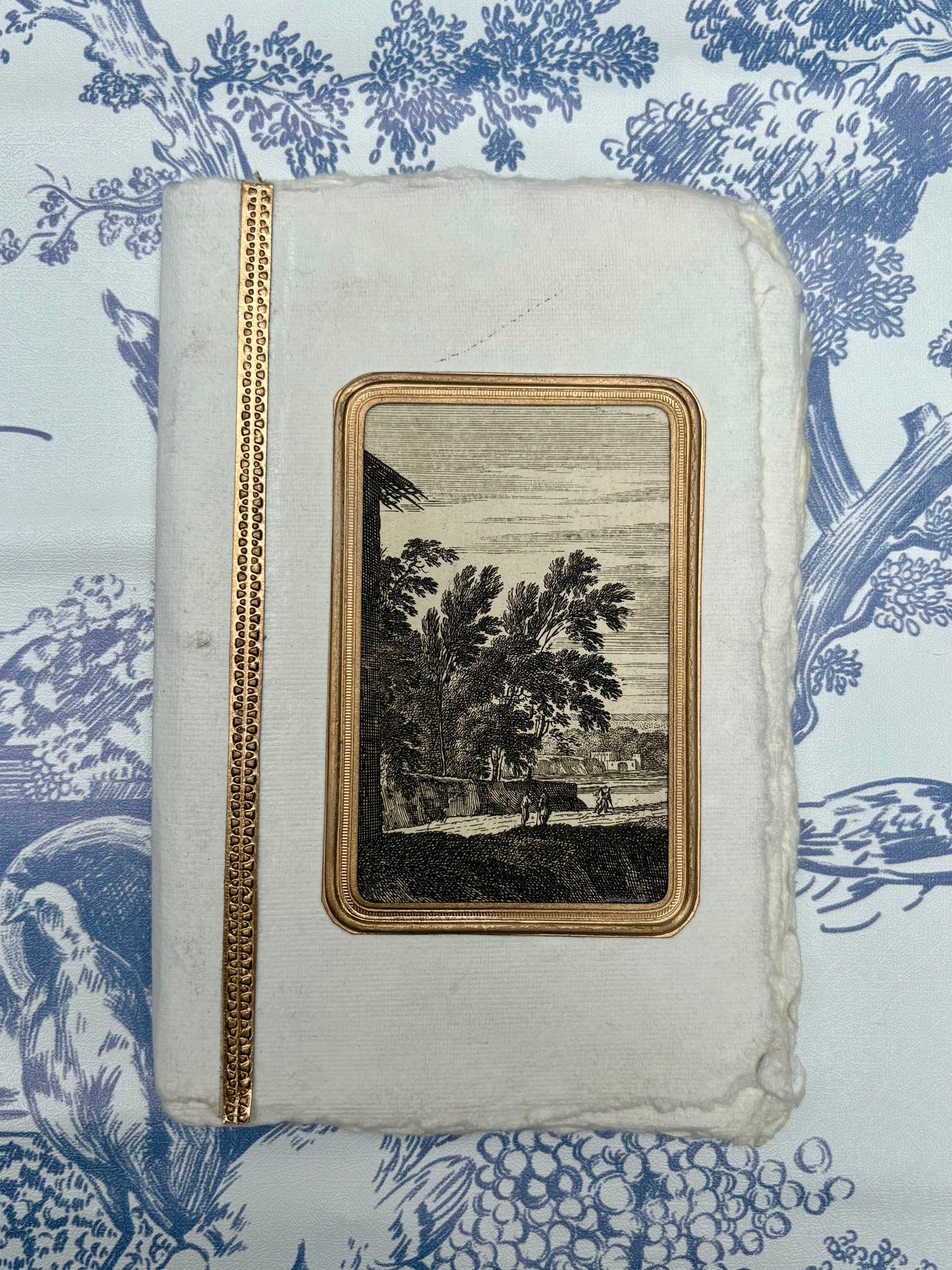 18th-Century Engraving Handmade Notebook