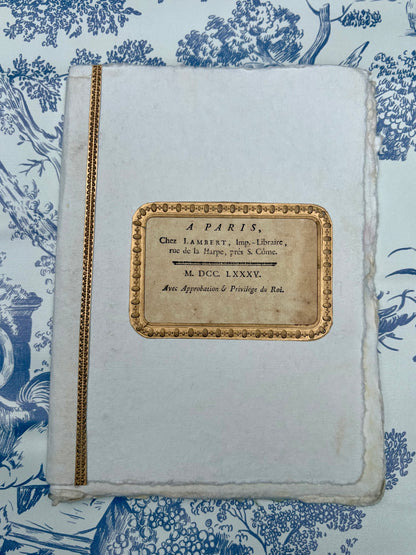 18th-Century Engraving Handmade Notebook