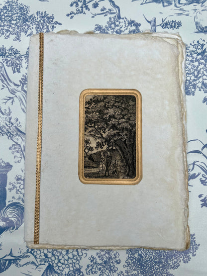 18th-Century Engraving Handmade Notebook