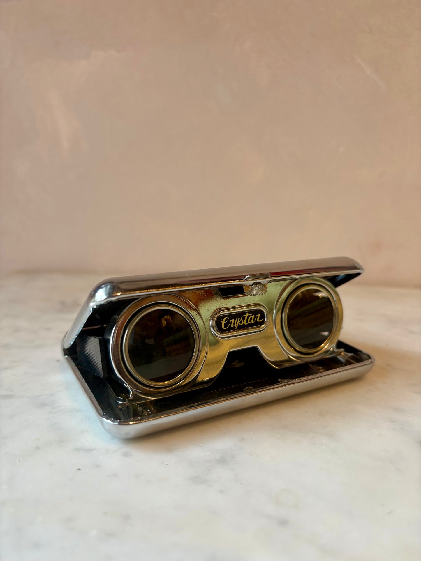 Vintage 1960s Japanese Folding Opera Binoculars