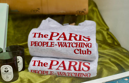 Paris People-Watching Club Sweatshirt - Gildan heavy crewneck sweatshirt