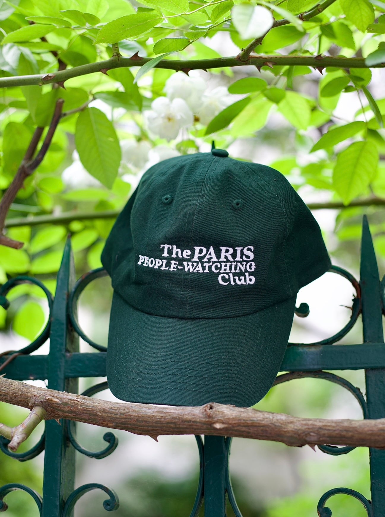 Forest Green Paris People-Watching Club Hat