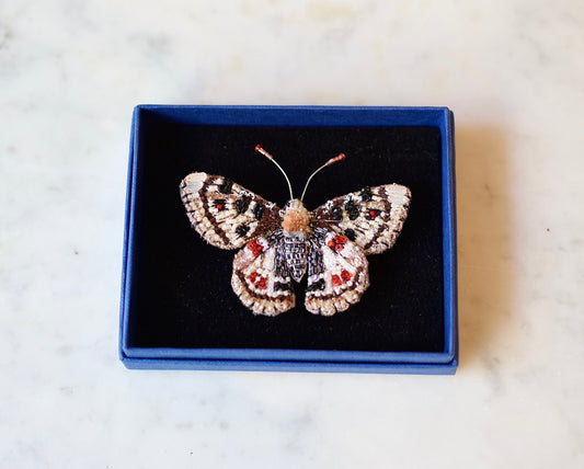 Handmade Apollo Butterfly Brooch Pin