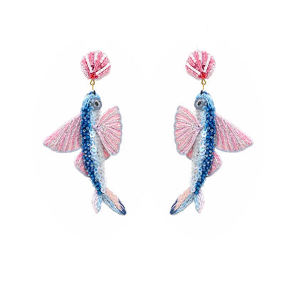 Flying Fish Earrings