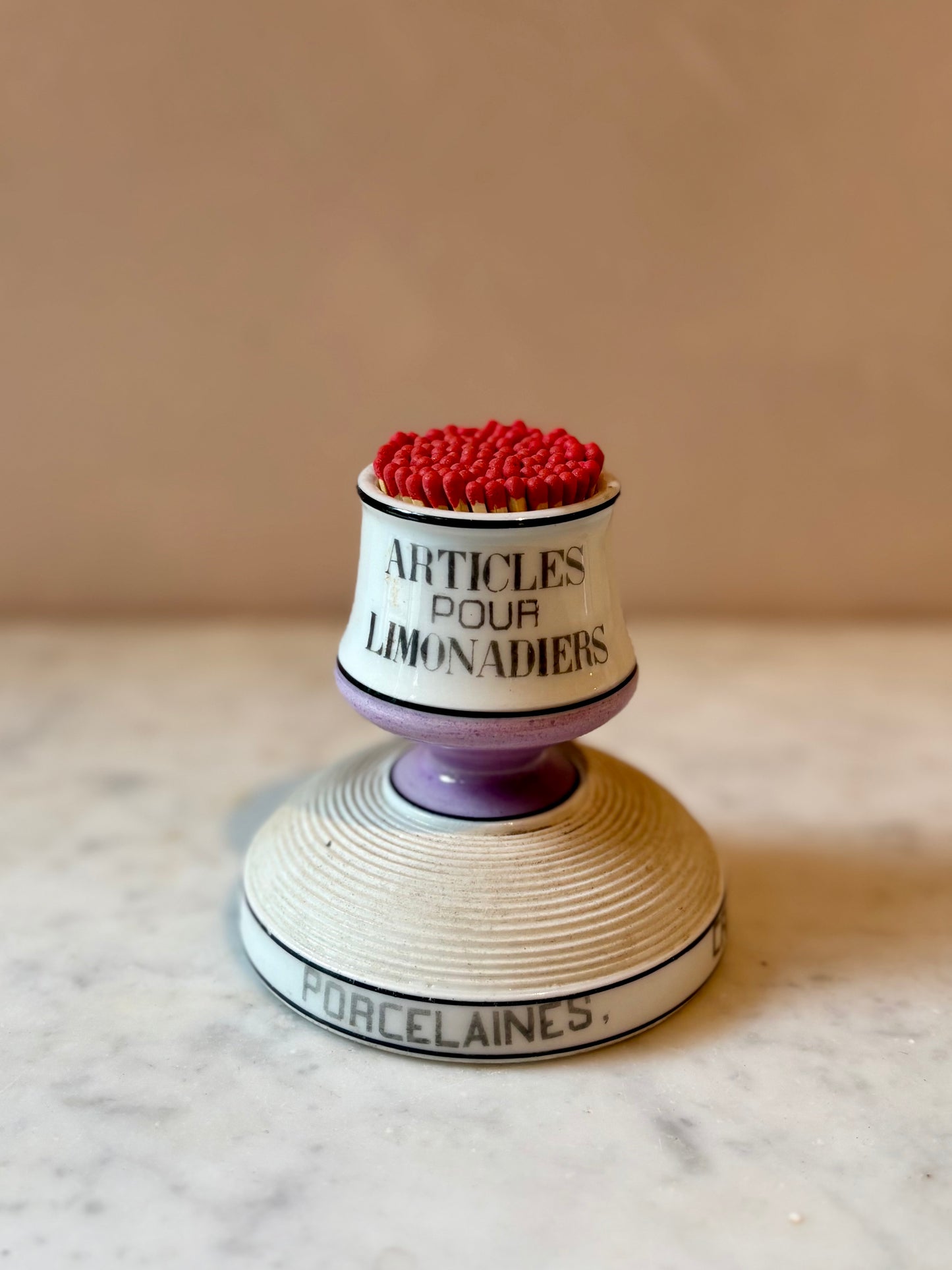 Vintage Paris Bistro Match Striker