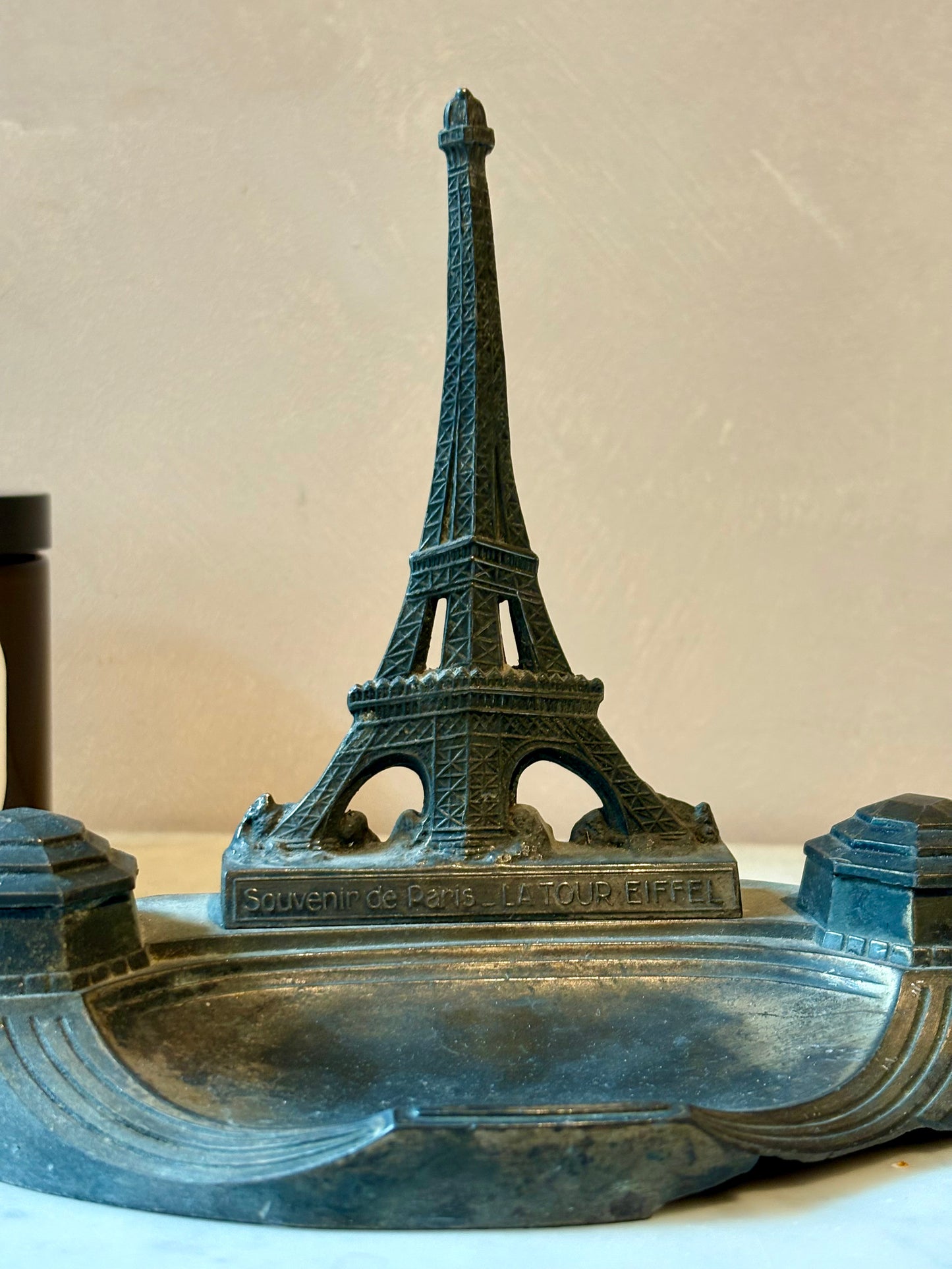 Antique "Souvenir of Paris" Trinket Tray