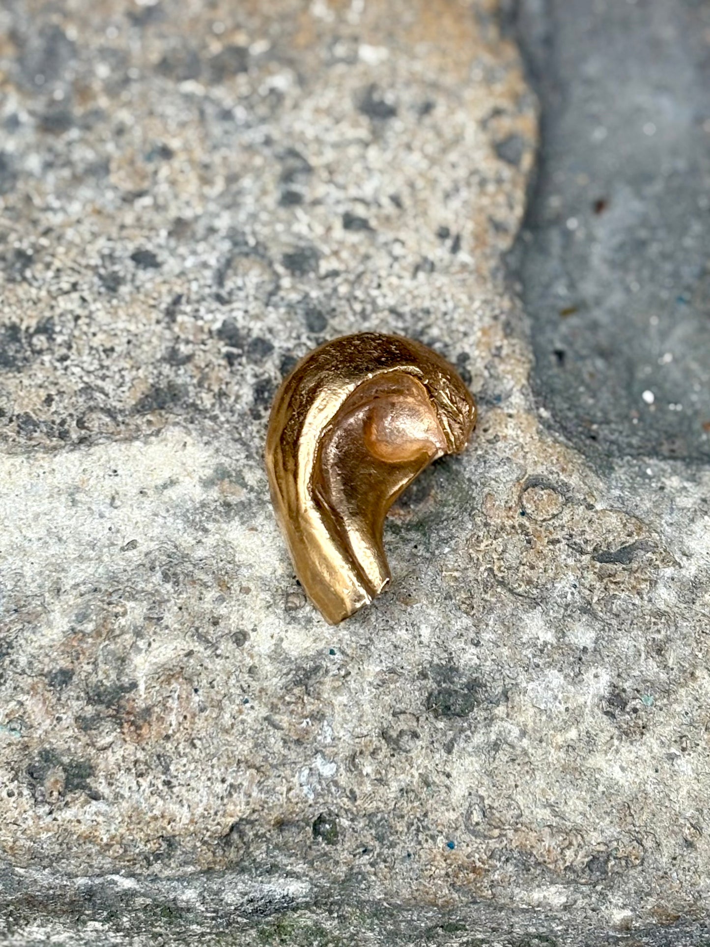 Gold-Plated Bronze Ear Cuff by INCARNEM